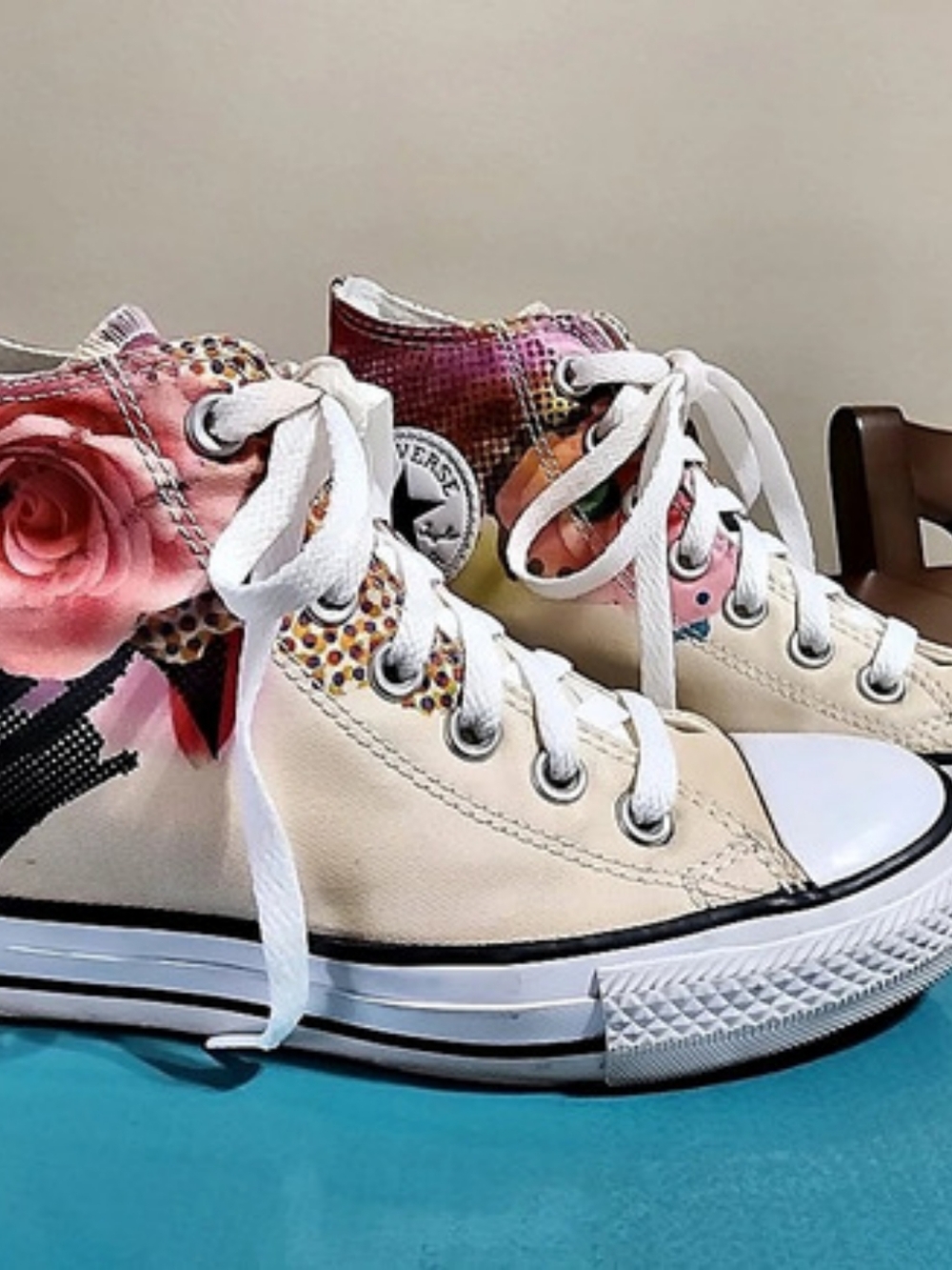 Converse Women's Chuck Taylor All Star Lux Mid "Rose" Hidden Wedge Size 7.5